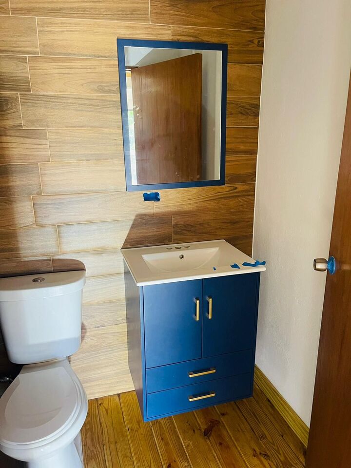 Bathroom Renovation wood style