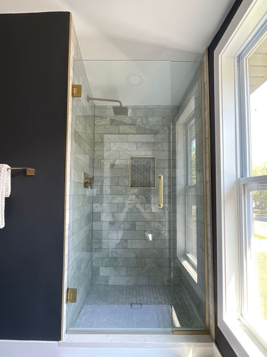 Shower and Backsplash Tile Installation After